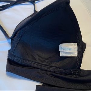 J Crew lightly padded bikini swimsuit black small